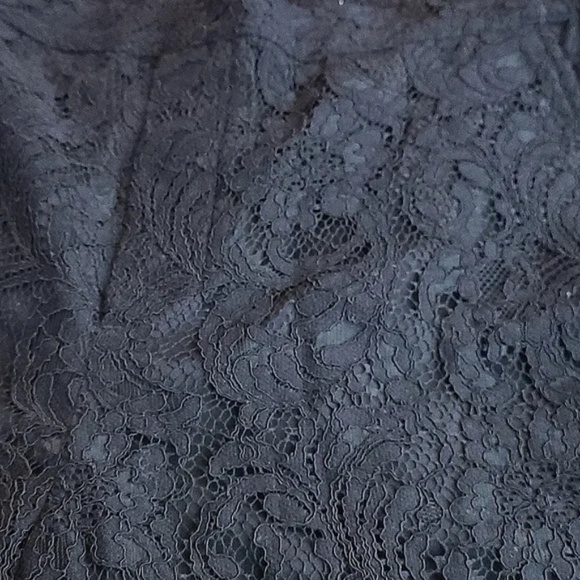 Draper James Belle Meade Black Pull On Lace Pant Size M NWT Ankle Length - Picture 9 of 14